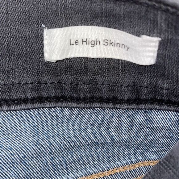 Frame Womens Jentri Lane Le High Skinny Jeans Blue‎ Denim Medium Wash Size 26 - Picture 7 of 12